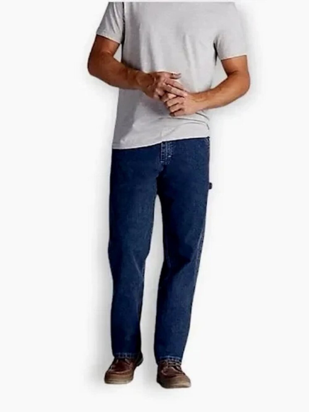 Vintage Lee Dungarees Carpenter Jeans Mens Y2K Baggy 90s Skater Grunge 32x34